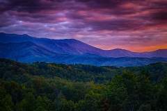 Smoky Mountain Sunset - Gatliburg TN