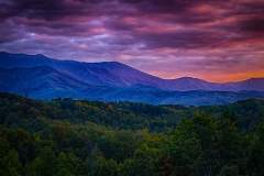 Smoky Mountain Sunset - Gatliburg TN