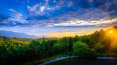 Smoky Mountain Sunset - Gatliburg TN